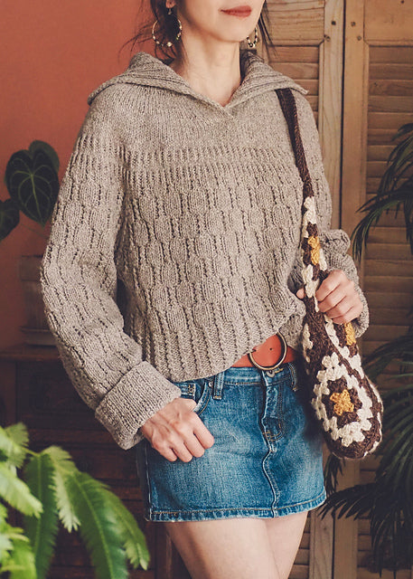 Collared Sweater Knitting Pattern
