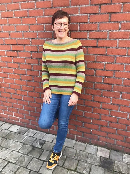 Colorline Sweater Knitting Pattern
