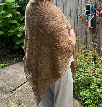 Leaf Lace Shawl Knitting Pattern