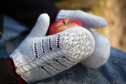 Beaded Lace Mittens Knitting Pattern