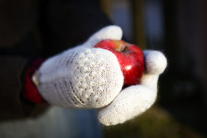 Beaded Lace Mittens Knitting Pattern