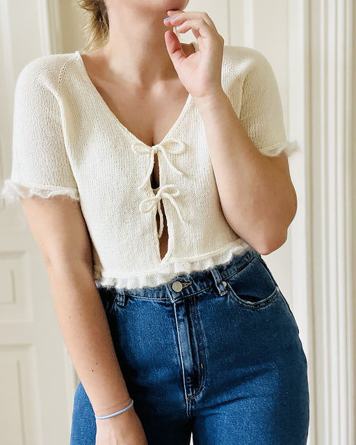 V Neck Top Knitting Pattern