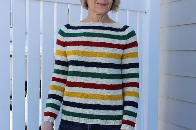 Colorline Sweater Knitting Pattern