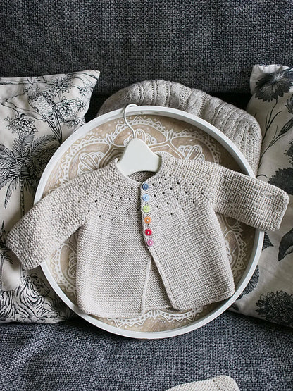 Easy Baby Cardigan Knitting Pattern
