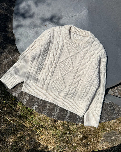 Textured Sweater Knitting Pattern