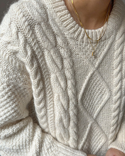 Textured Sweater Knitting Pattern