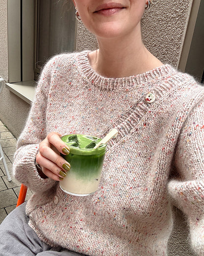 Button Sweater Knitting Pattern