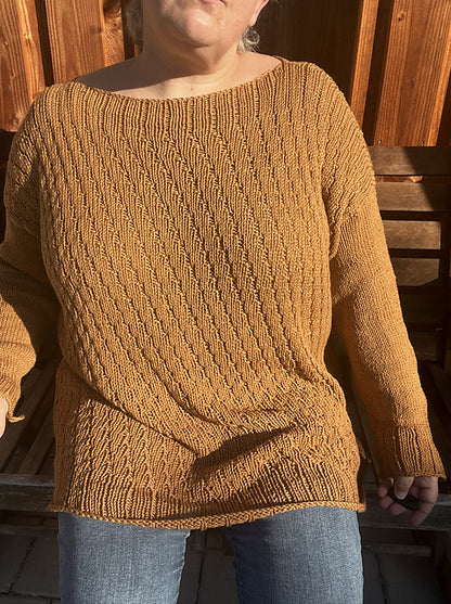 Minimal Boxy Pullover Knitting Pattern