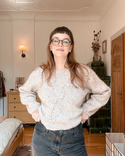 Button Sweater Knitting Pattern