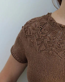 Silk Lace Tee Knitting Pattern