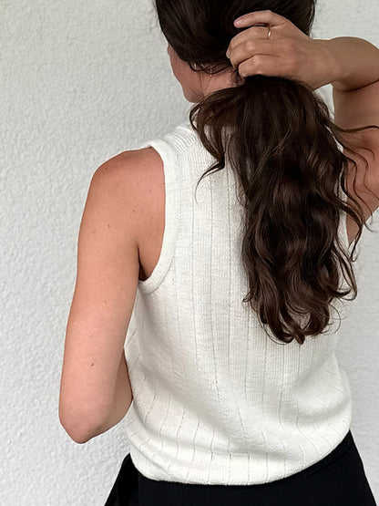Minimal Tank Top Knitting Pattern
