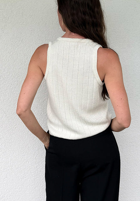 Minimal Tank Top Knitting Pattern