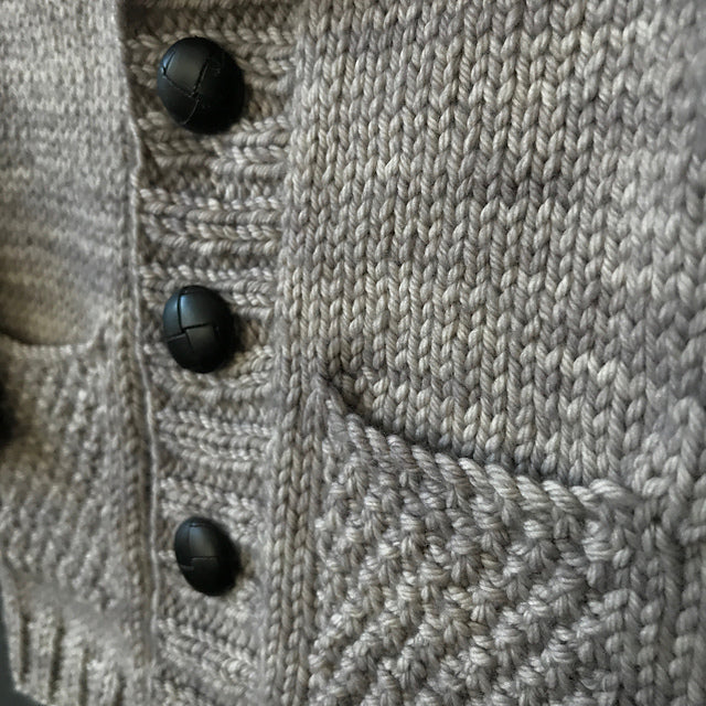 Textured Kids Cardigan Knitting Pattern