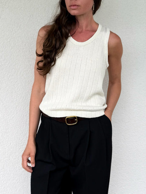 Minimal Tank Top Knitting Pattern