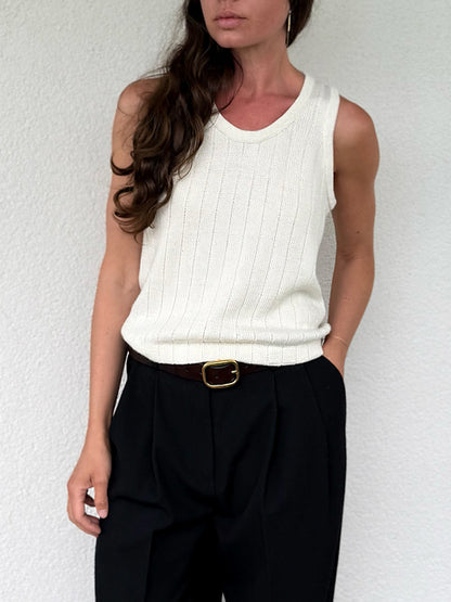 Minimal Tank Top Knitting Pattern