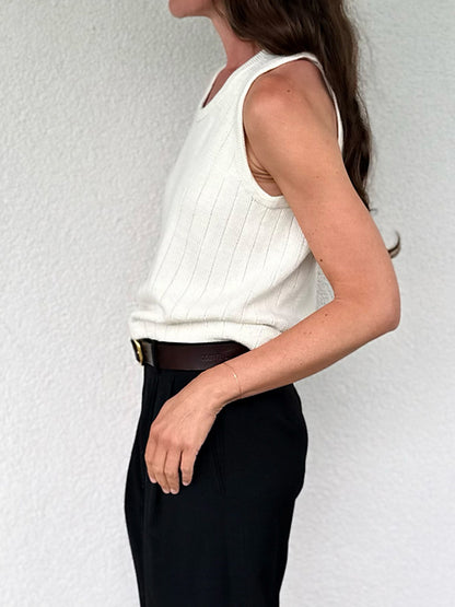 Minimal Tank Top Knitting Pattern
