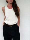 Minimal Tank Top Knitting Pattern