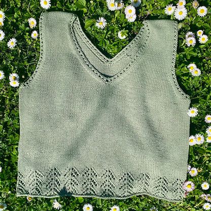 Beginner Lace Camisole Knitting Pattern