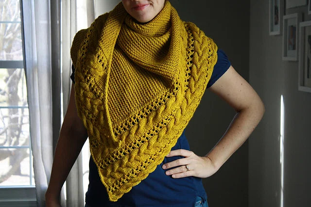 Cloudfall Shawl Knitting Pattern