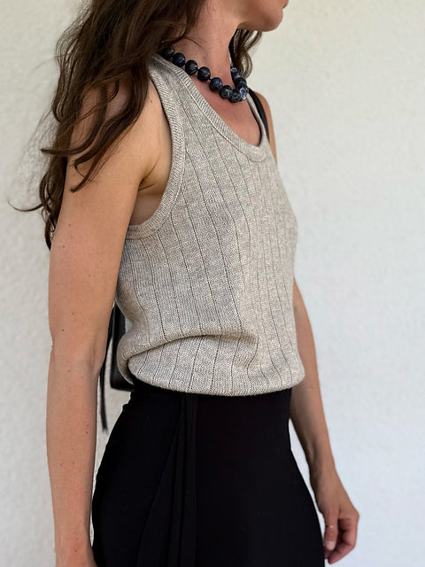 Minimal Tank Top Knitting Pattern