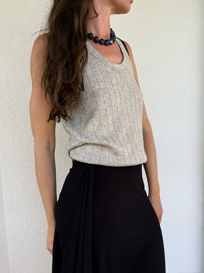 Minimal Tank Top Knitting Pattern