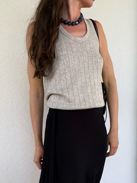 Minimal Tank Top Knitting Pattern