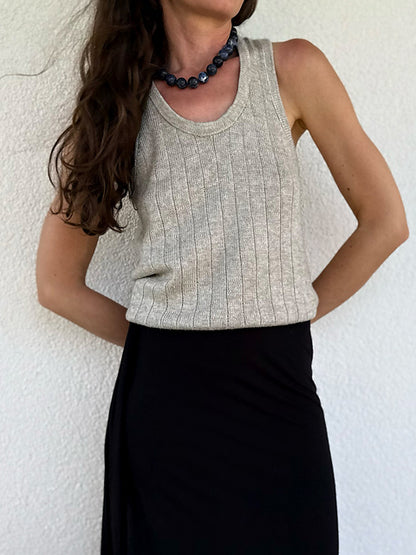 Minimal Tank Top Knitting Pattern