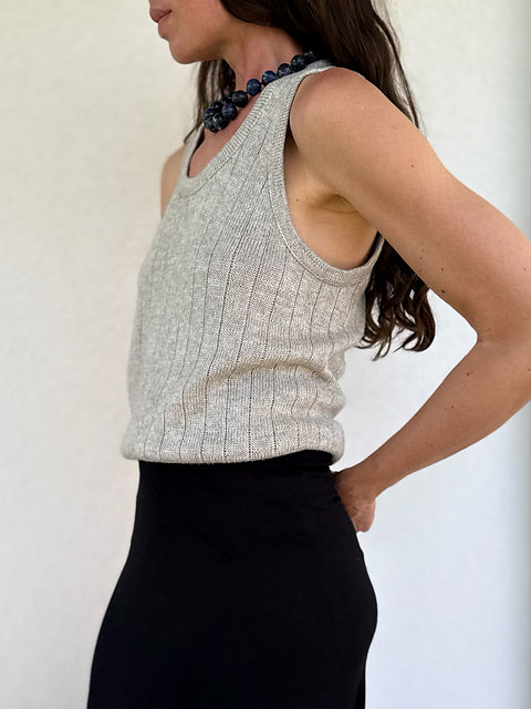 Minimal Tank Top Knitting Pattern