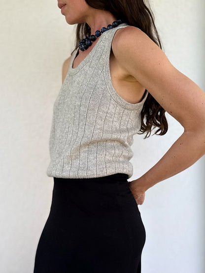 Minimal Tank Top Knitting Pattern