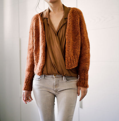 Easy Cardigan Knitting Pattern