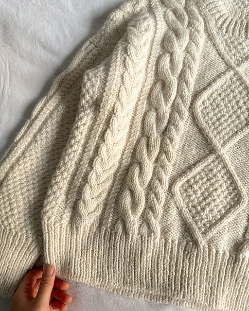 Textured Sweater Knitting Pattern