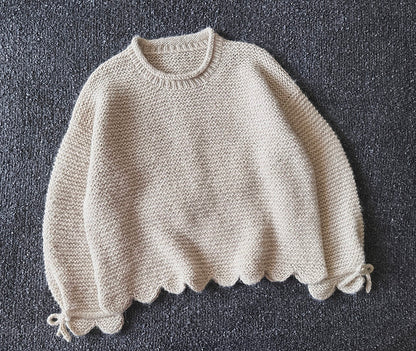 Scallop Sweater Knitting Pattern