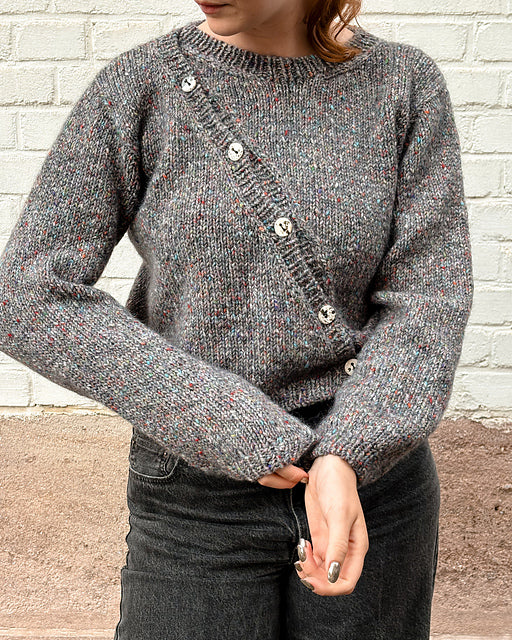Button Sweater Knitting Pattern