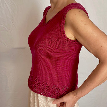 Beginner Lace Camisole Knitting Pattern