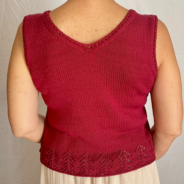 Beginner Lace Camisole Knitting Pattern