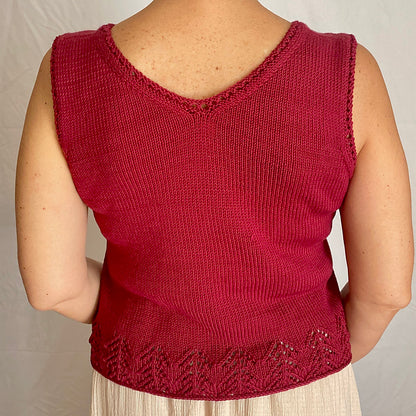 Beginner Lace Camisole Knitting Pattern