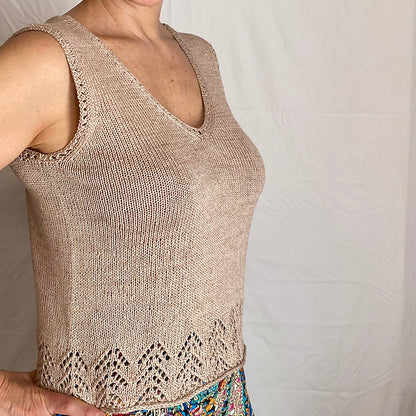 Beginner Lace Camisole Knitting Pattern