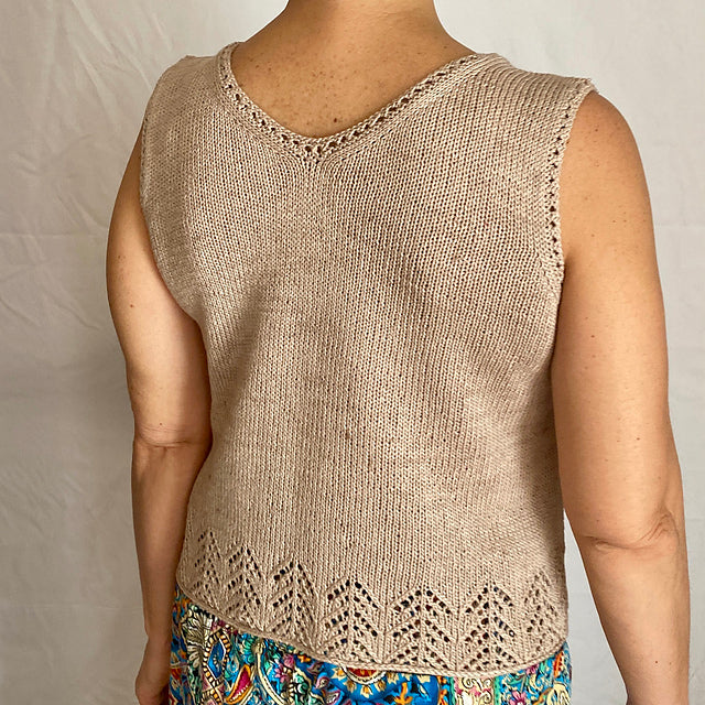 Beginner Lace Camisole Knitting Pattern