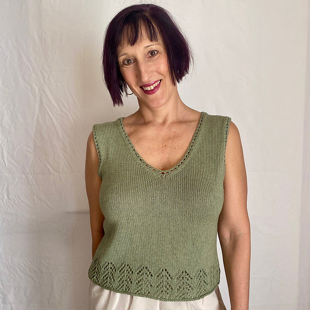 Beginner Lace Camisole Knitting Pattern