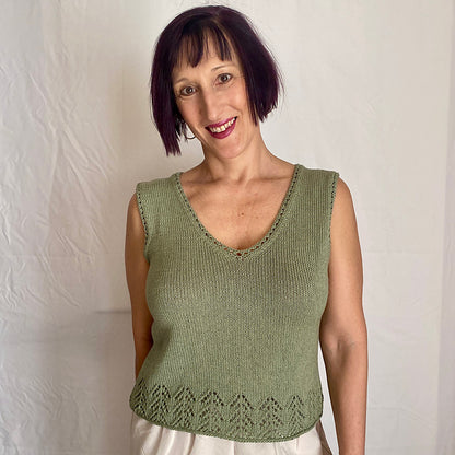 Beginner Lace Camisole Knitting Pattern