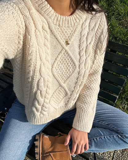 Textured Sweater Knitting Pattern