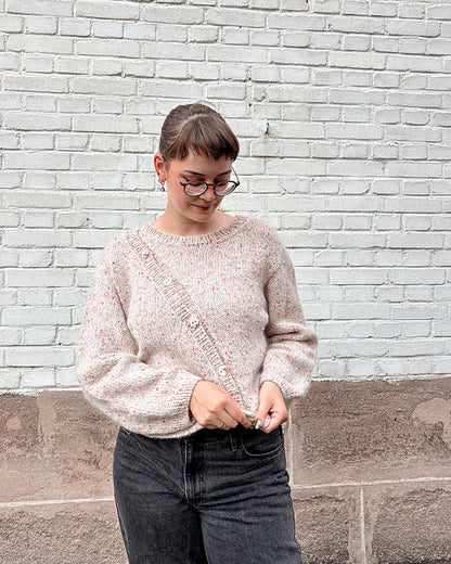 Button Sweater Knitting Pattern