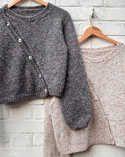 Button Sweater Knitting Pattern