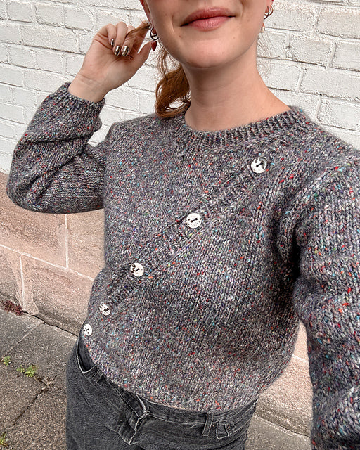 Button Sweater Knitting Pattern