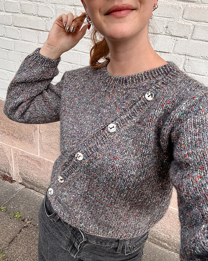 Button Sweater Knitting Pattern