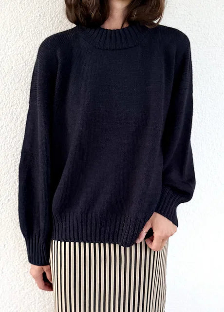 Saddle Sweater Knitting Pattern