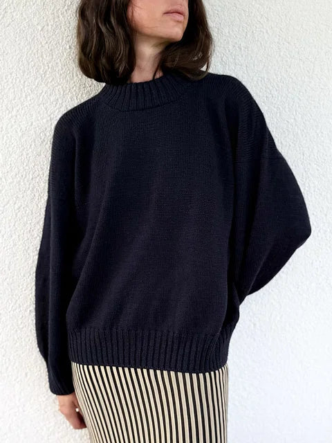 Saddle Sweater Knitting Pattern