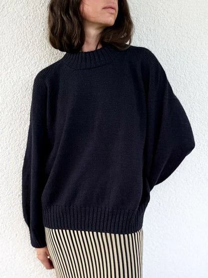 Saddle Sweater Knitting Pattern