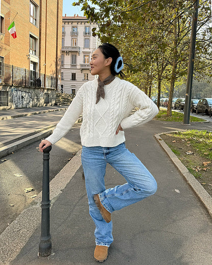 Textured Sweater Knitting Pattern