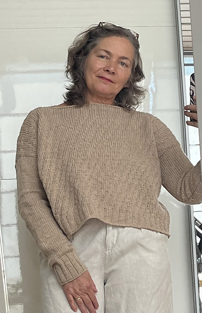 Minimal Boxy Pullover Knitting Pattern
